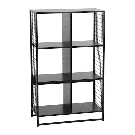 Household Essentials Trellis 6 Compartment Storage Bookshelf